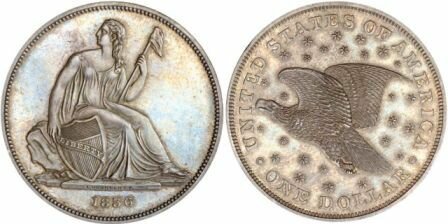 Фото монеты Gobrech dollar 1836 года