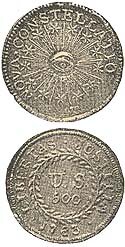 Фото монеты "Nova Constellatio" 1783 г. "Quint" 