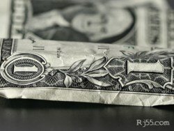 Обои с банкнотой 1 доллар