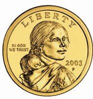 Фото: Золотой доллар Sacagawea